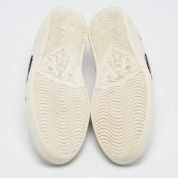 Gucci White Leather Web Ace Sneakers Size 42.5