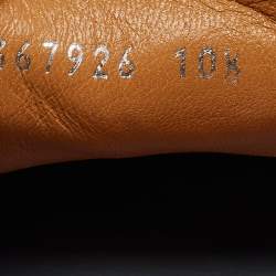 Pre Owned Gucci Blue Suede Horsebit Slip On Loafers Size 44.5