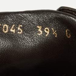 Gucci Brown/Beige GG Crystal Canvas and Leather Low Top Sneakers Size 39.5