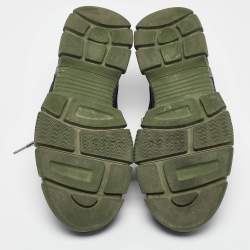 Gucci Multicolor Canvas and Mesh Flashtrek Sneakers Size 42