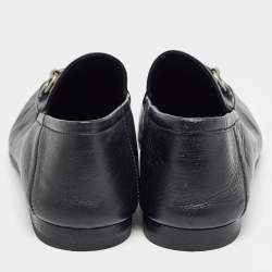 Gucci Black Leather Kingsnake Loafers Size 42.5