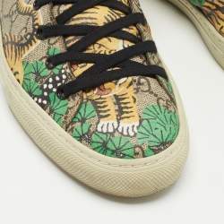 Gucci Multicolor GG Coated Canvas High Top Sneakers Size 44