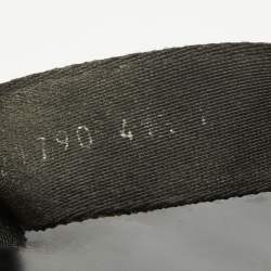 Gucci Black Canvas Thong Sandals Size 41.5