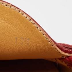 Pre Owned Gucci Burgundy Leather Horsebit Loafers Size 44.5