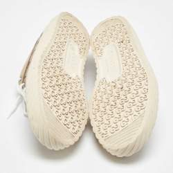 مملوكة مسبقًا Gucci Gucci Brown/Beige GG Canvas and Suede Sneakers Size 42