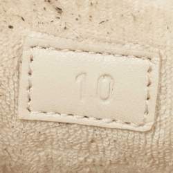 مملوكة مسبقًا Gucci Beige/Brown GG Supreme Canvas Screener Sneakers Size 44