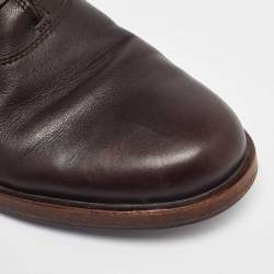 Gucci Dark Brown Leather Ankle Length Boots Size 41