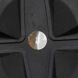 Pre Owned Gucci Black Leather Web Flat Thong Sandals Size 45