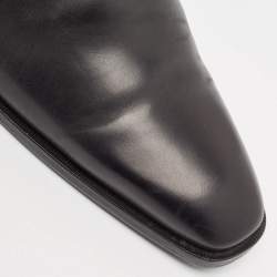 Gucci Black Leather Ankle Length Boots Size 43.5
