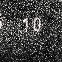 Pre Owned Gucci Black Guccissima Leather Web High Top Sneakers Size 44