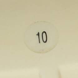 Pre Owned Gucci Cream Leather Vintage Logo Rhyton Sneakers Size 44