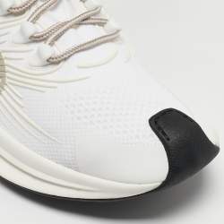 Gucci White Knit Fabric Run Sneakers Size 43.5