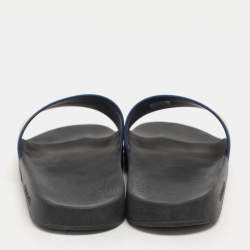 Gucci Multicolor Rubber Logo Slippers Size 43