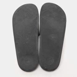 Gucci Multicolor Rubber Logo Slippers Size 43