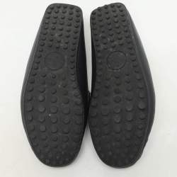 مملوكة مسبقًا Gucci Blue Guccissima Leather Penny Loafers Size 42