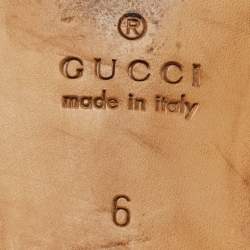 Gucci Navy Blue Leather Gucci Donnie Double G Loafers Size 40