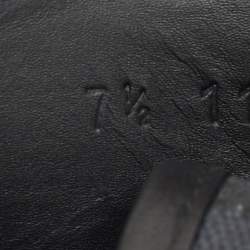 Gucci Black GG Canvas and Leather Low Top Sneakers Size 41.5