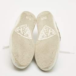 Gucci Beige/Brown GG Supreme Canvas Bee Ace Sneakers Size 45.5