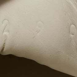 Gucci White Leather Ace Web Tiger Embroidered Low Top Sneakers Size 43
