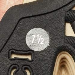 مملوكة مسبقًا Gucci Beige/Red GG Printed Leather Run Sneakers Size 41.5