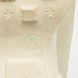 Gucci Cream Leather Rhyton Sneakers Size 41.5