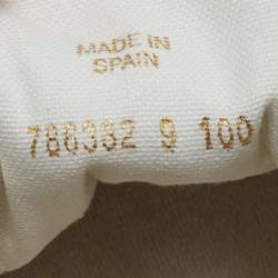 مملوكة مسبقًا Gucci Brown/Cream Canvas and Leather Chunky B Low Top Sneakers Size 43