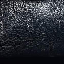 Pre Owned Gucci Black/Blue  Python And Leather Slip On Sneakers Size 42.5