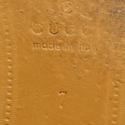 Pre Owned Gucci Black Tiger Embroidered Leather Princetown Horsebit Flat Mules Size 41