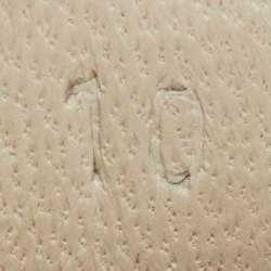 Pre Owned Gucci Brown/Beige GG Canvas and Suede Web G74 Sneakers Size 44