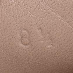 Pre Owned Gucci Beige/Black Tiger Print GG Supreme Canvas and Leather Slip On Sneakers Size 42.5