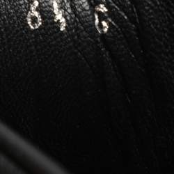 Pre Owned Gucci Black Guccissima Leather Web Detail High-Top Sneakers  Size 40.5