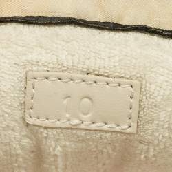 Pre Owned Gucci Black Canvas and Nubuck Leather Screener Lace Up Sneakers Size 44