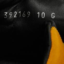 مملوكة مسبقًا Gucci Size 44 Multicolor Canvas and Leather High Top Sneakers