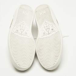 Pre Owned حذاء رياضي غوتشي بي أيس كانفاس GG سوبريم بني/بيج مقاس 42