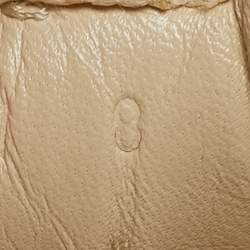 مملوكة مسبقًا Gucci Rhyton Size 42 Cream Leather Lace Up Sneakers