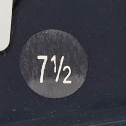 مملوكة مسبقًا حذاء سلايد غوتشي هورسبيت قماش جي جي سوبريم جلد بيج/كحلي مقاس 41.5