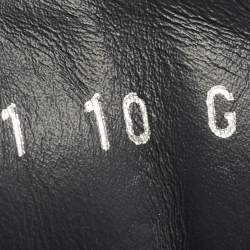 Pre Owned Gucci Web Size 44 Navy Blue Suede High Top Sneakers