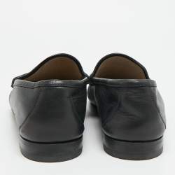 مملوكة مسبقًا حذاء لوفَرز غوتشي سليب سويِدي بُني داكن مُزيّن هُورسبِيت مقاس 43