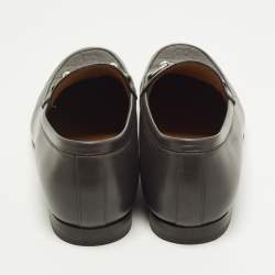 مملوكة مسبقًا Gucci Jordy Size 44.5 Brown Guccissima Leather Loafers