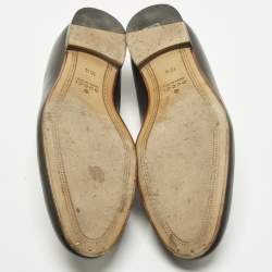 مملوكة مسبقًا Gucci Jordy Size 44.5 Brown Guccissima Leather Loafers