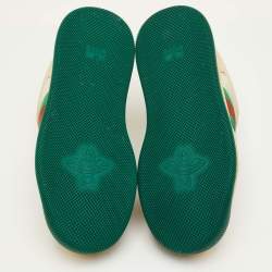 مملوكة مسبقًا Gucci Screener Size 41.5 Multicolor Canvas and Nubuck Leather Low Top Sneakers