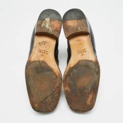 مملوكة مسبقًا Gucci Horsebit Size 41 Black Leather Ankle Length Boots