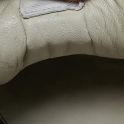 Pre Owned حذاء رياضي غوتشي ريتون جلد أسود مقاس 42.5