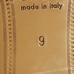 Pre Owned حذاء لوفرز غوتشي جوردان كانفاس جي جي بيج مزين هورسبيت مقاس 42