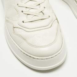 مملوكة مسبقًا Gucci Chunky B Size 42 Off White Leather Jumbo GG Low Top Sneakers