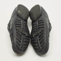 Pre Owned Gucci GG Marmont Size 43 Navy Blue Leather Loafers