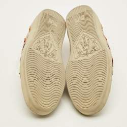 مملوكة مسبقًا Gucci Ace Flames Size 43.5 Multicolor Leather  Low Top Sneakers