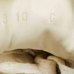 مملوكة مسبقًا Gucci Ace Size 44  White Leather Disney 3 Little Pigs Embroidered Low Top Sneakers