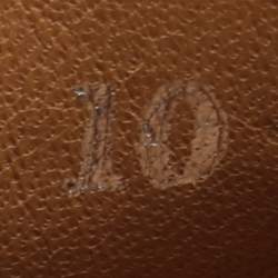 Pre Owned Gucci Size 44 Brown Microguccissima Leather Loafers