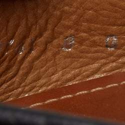 Pre Owned Gucci Horsebit Size 42 Black Leather Web Slip On Loafers